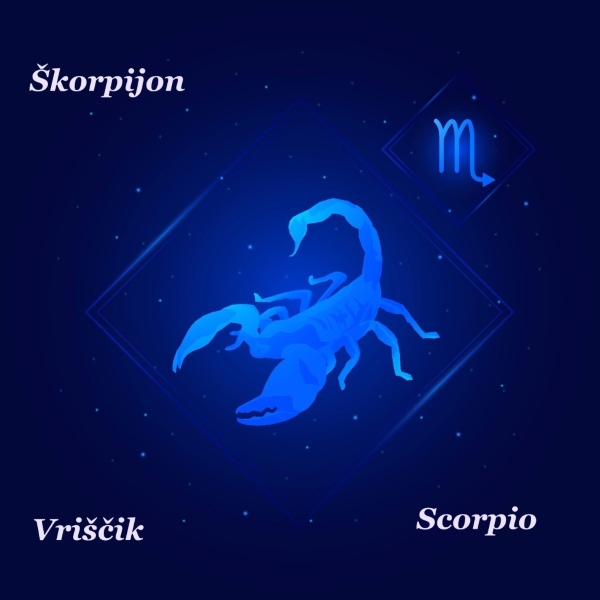 Ascendent ŠKORPIJON ali Luna v Škorpijonu